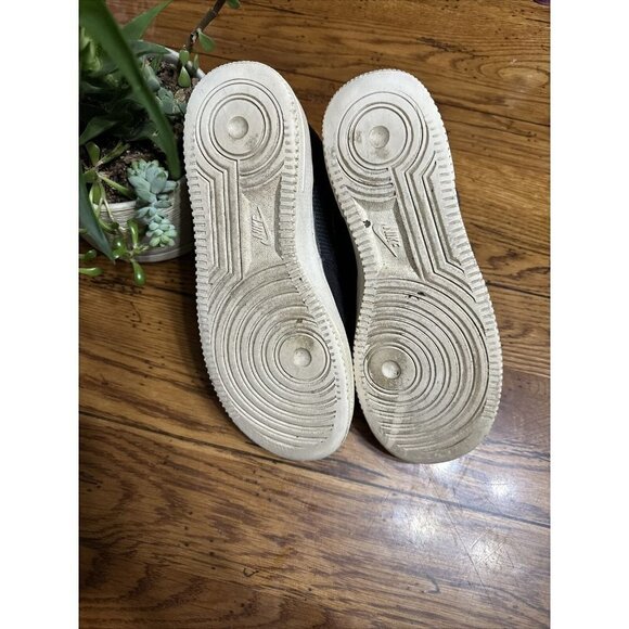 𝅺nike Air Force 1 High '07 Black (Gold Writing) Men's shoes 6.5 - Picture 5 of 7